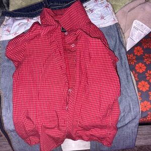 Forever 21 Red Plaid Shirt